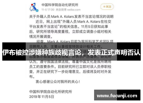 伊布被控涉嫌种族歧视言论，发表正式声明否认